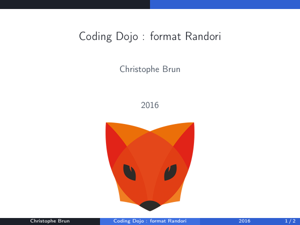 Coding Dojo : format Randori