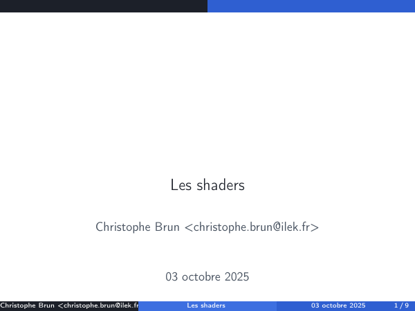 Les shaders